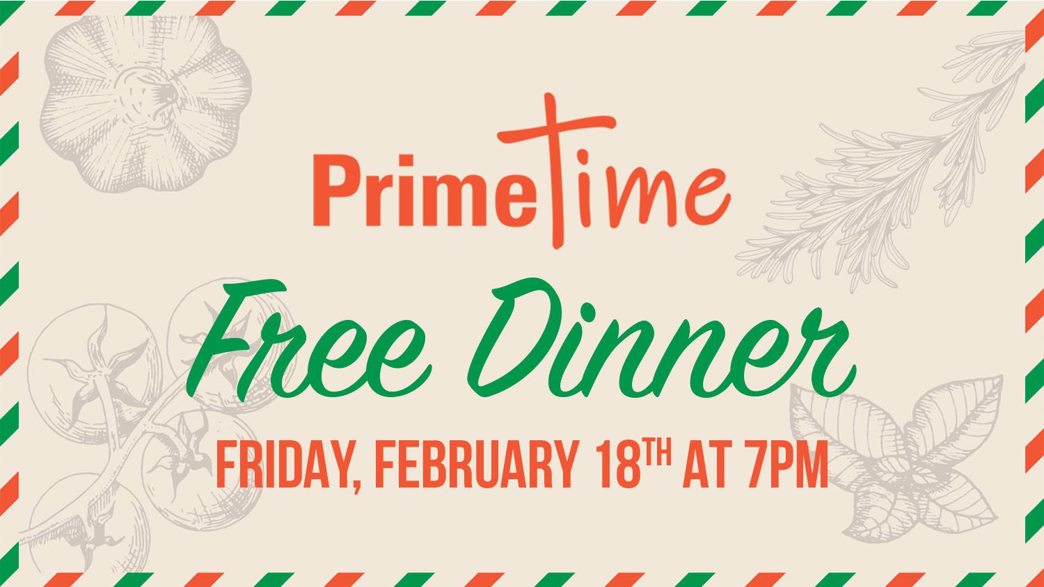 Web Primetime Free Dinner