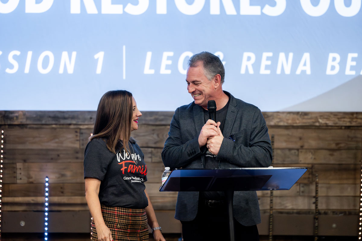 Grace group leaders speaking together